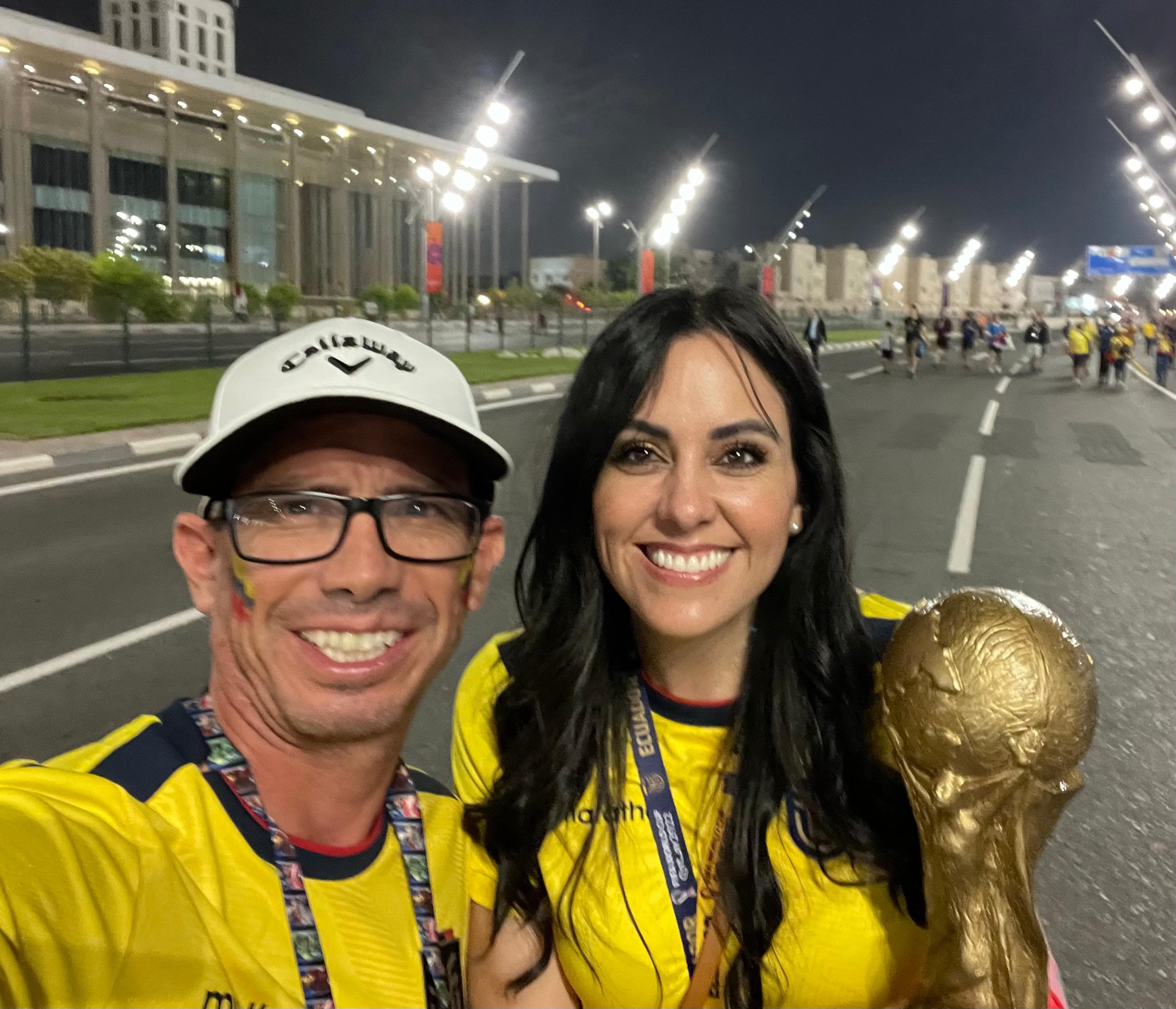 La 593 en las gradas de Qatar